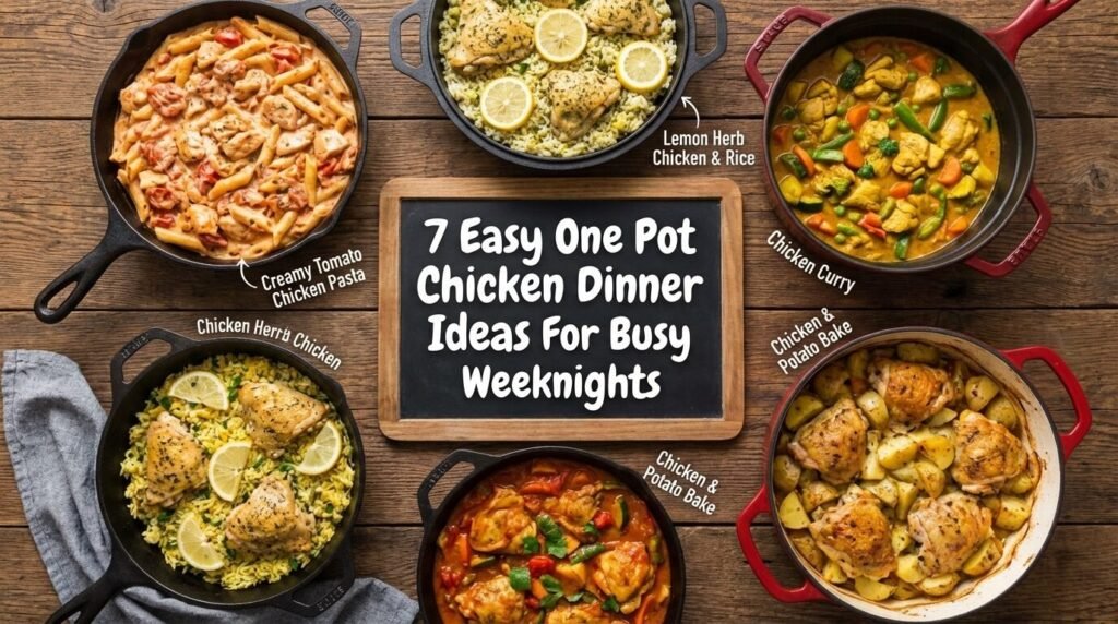 7 Easy One Pot Chicken Dinner Ideas For Busy Weeknights