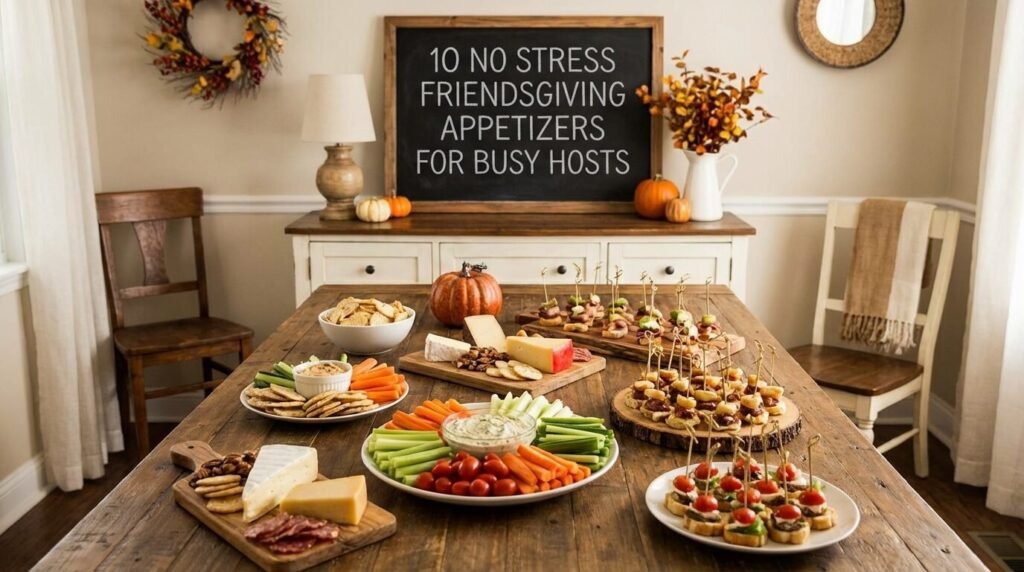 10 No Stress Friendsgiving Appetizers for Busy Hosts