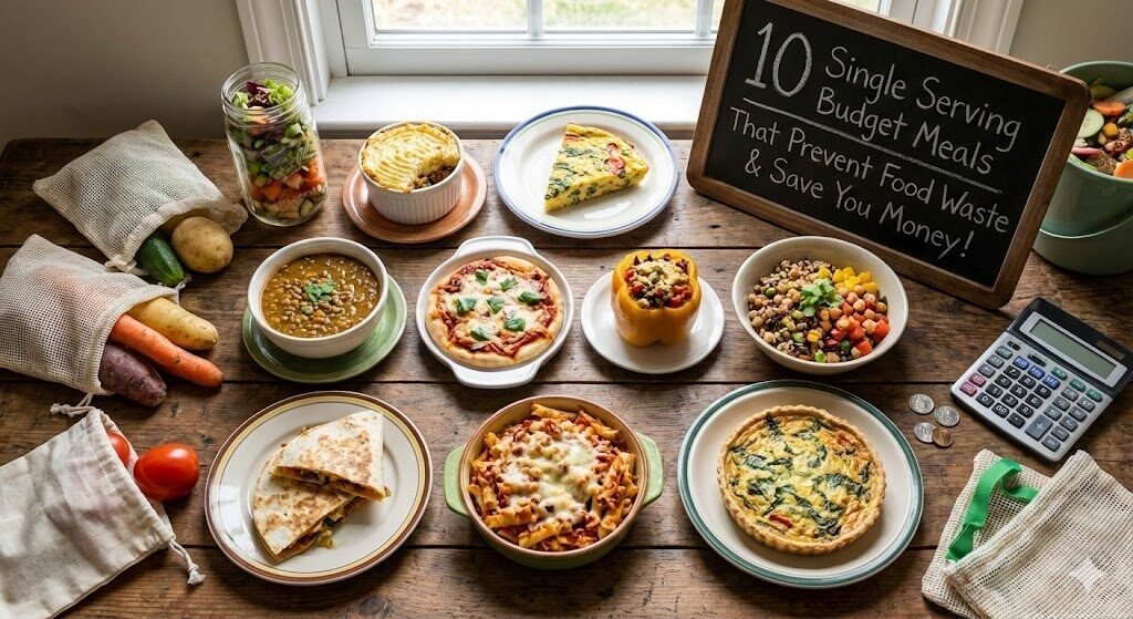 10 Single Serving Budget Meals That Prevent Food Waste & Save You Money!