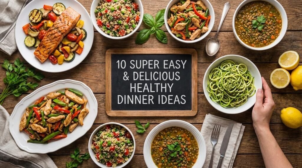 10 Super Easy & Delicious Healthy Dinner Ideas You’ll Actually Crave