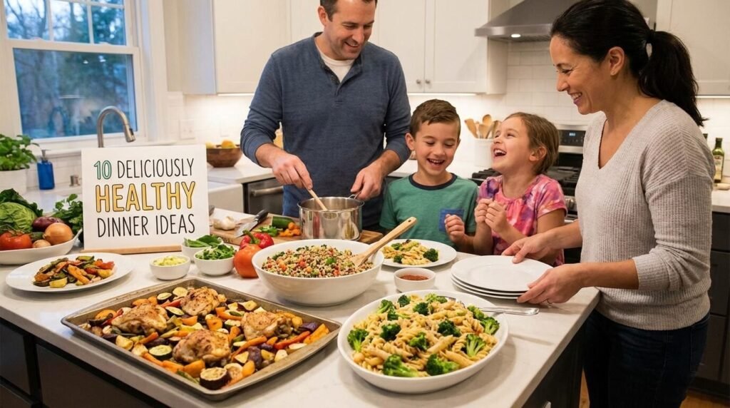10 Deliciously Healthy Dinner Ideas for Busy Families (You’ll Actually Make!)