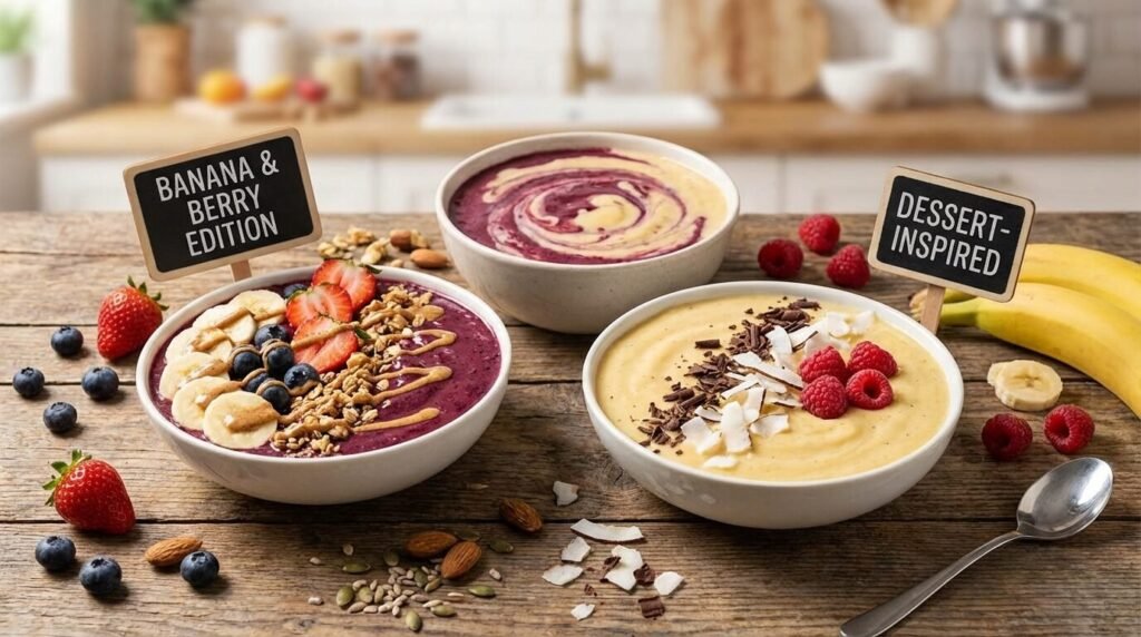12 Healthy Smoothie Bowl Recipes That Actually Taste Like Dessert (Banana & Berry Edition)