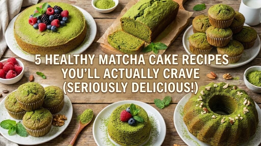 5 Healthy Matcha Cake Recipes You’ll Actually Crave (Seriously Delicious!)