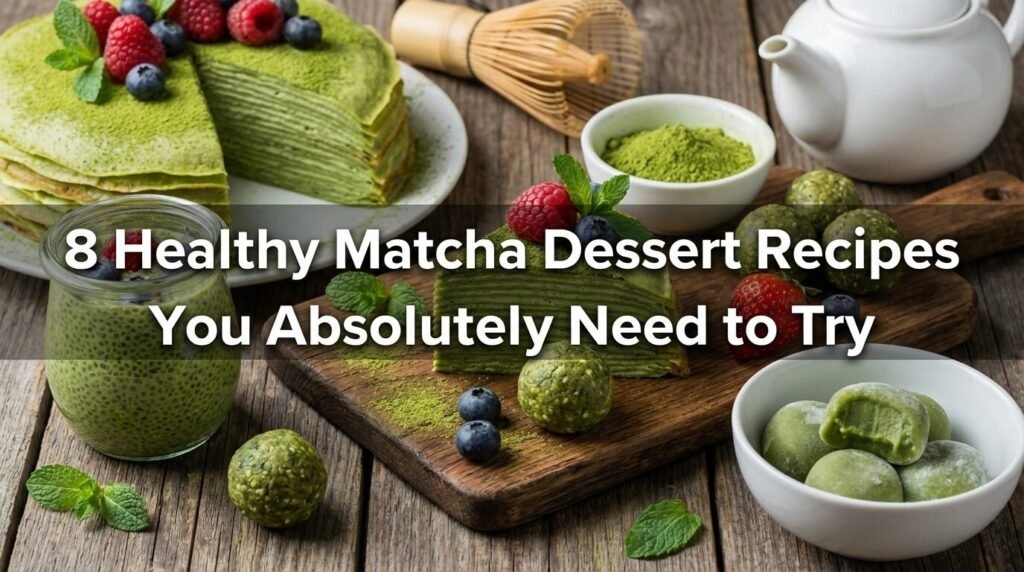 8 Healthy Matcha Dessert Recipes You Absolutely Need to Try