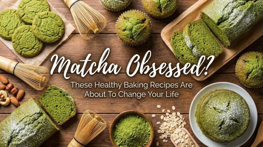 Matcha Obsessed? These Healthy Baking Recipes Are About To Change Your Life