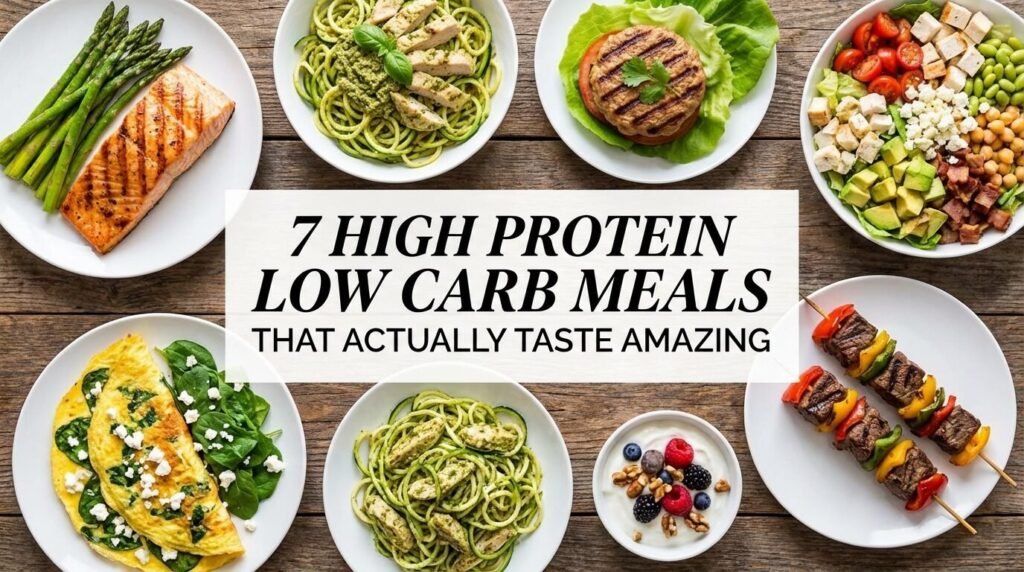 7 High Protein Low Carb Meals That Actually Taste Amazing