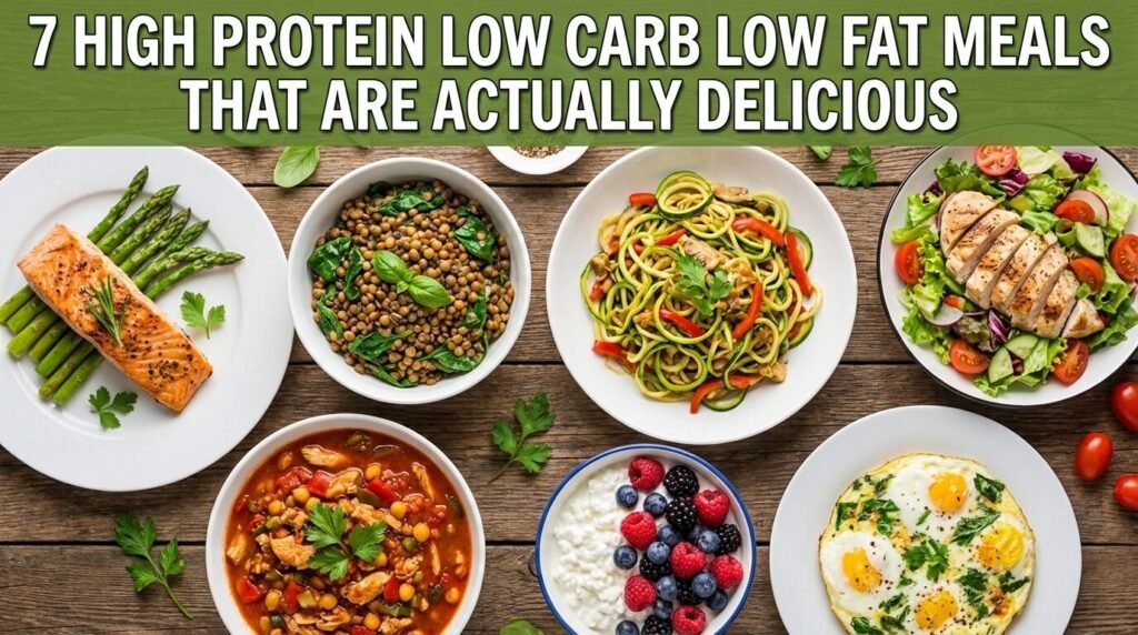 7 High Protein Low Carb Low Fat Meals That Are Actually Delicious